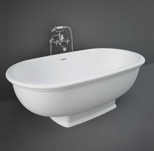 Washington White 1560 x 810 Freestanding Bath - RAK Ceramics