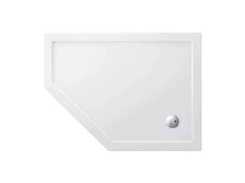 Zamori Pentangle Shower Tray - 1200 x 900 - Left Hand - Z1403