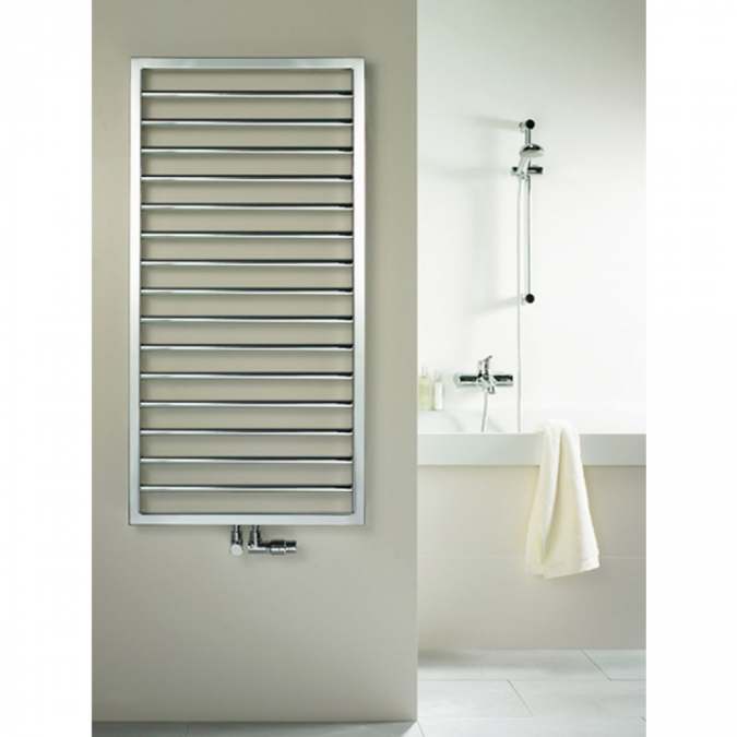 Zehnder Subway Towel Radiator - 973 x 600mm - Chrome