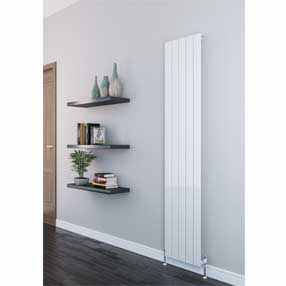 Eastbrook Addington 1800 x 292 Vertical/Horizontal Radiator, Gloss White