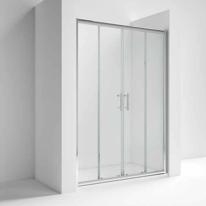 Nuie Pacific 1500mm Double Sliding Shower Door 