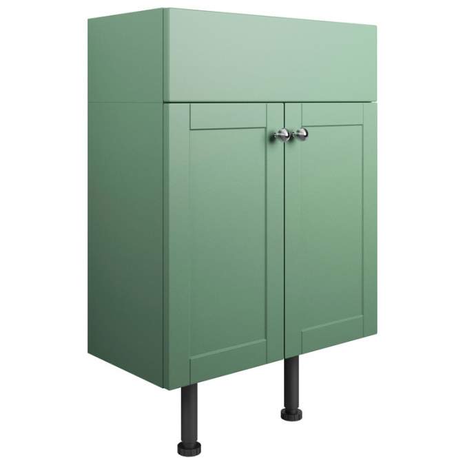 Bali 500mm 2 Door Basin Unit - Matt Sage Green