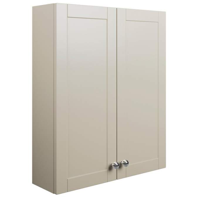 Bali 600mm 2 Door Wall Unit - Matt Latte