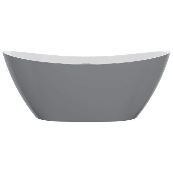 Barbary 1700mm Freestanding Grey Double Ended Bath