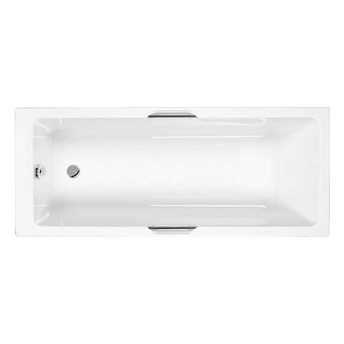 Carron Quantum Integra 1700 x 800 Bath - Twin Grips - Carronite