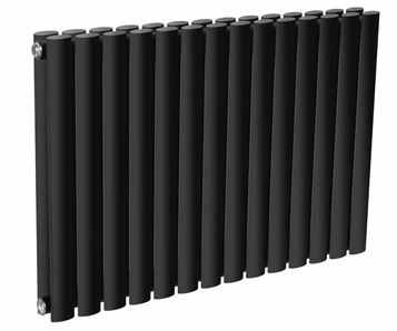 Cove Double Sided 550 x 1003mm Designer Radiator Anthracite Texture - DQ Heating