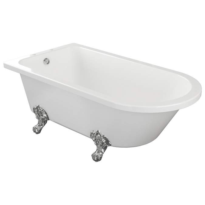 Elizabeth 1500mm Traditional Freestanding Bath with Chrome Feet