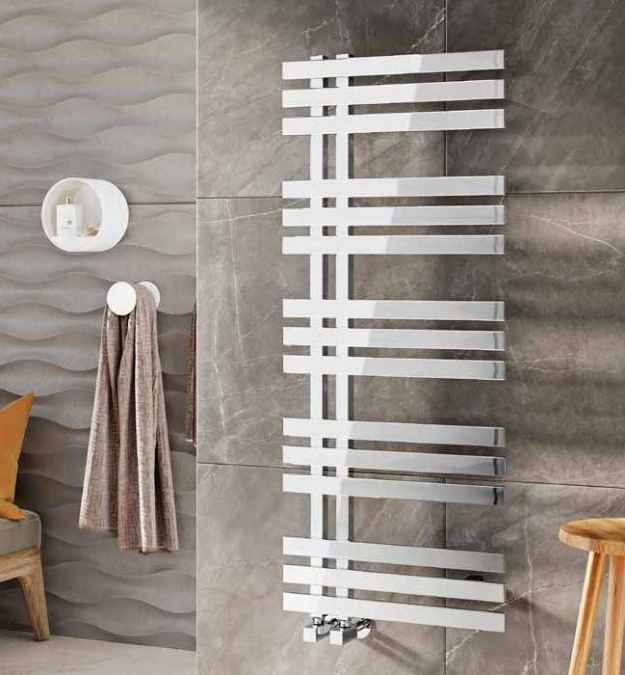 Elx Designer Chrome Towel Radiator - 500 x 1200mm