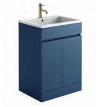 Empire 600 Blue Square Vanity Unit - Signature Showers