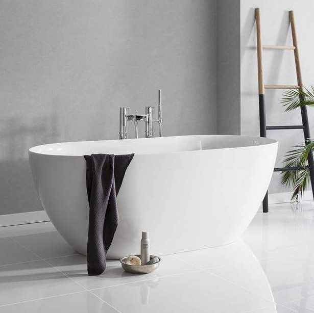 Clearwater Matt Formoso Petite 1500 x 800 Clear Stone Freestanding Bath