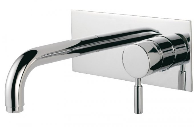 Francis Pegler Visio Wall Mounted Monobloc Basin Mixer Tap