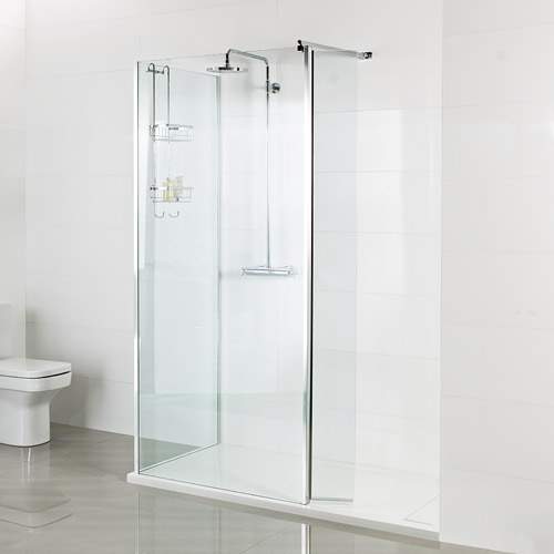 Roman Showers Select 200 Pivoting Deflector Panel 243mm Width (8mm Glass)