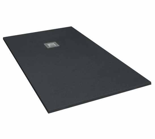 Giorgio2 Cut-To-Size Graphite Slate Effect Shower Tray - 2000 x 700mm