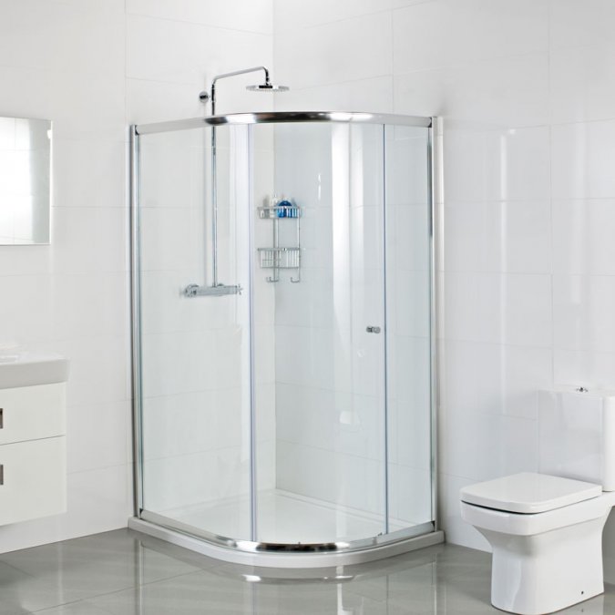 Haven6 1200 x 800mm - One Door Offset Quadrant Shower Enclosure