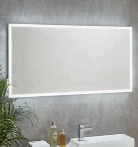 Hosta LED Bathroom Mirror with Shaver Socket - 1200 x 600mm