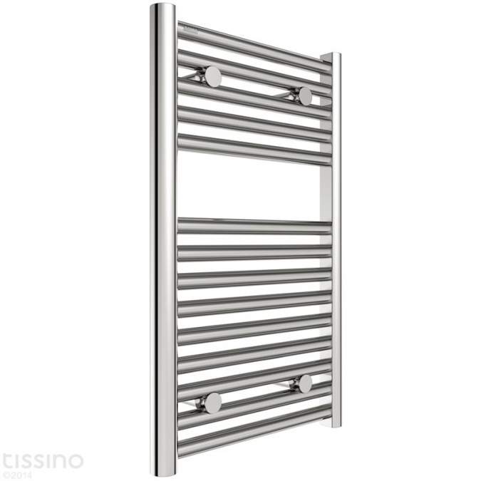 Hugo2 652 x 400mm Towel Radiator - Chrome - High Heat Output - Tissino