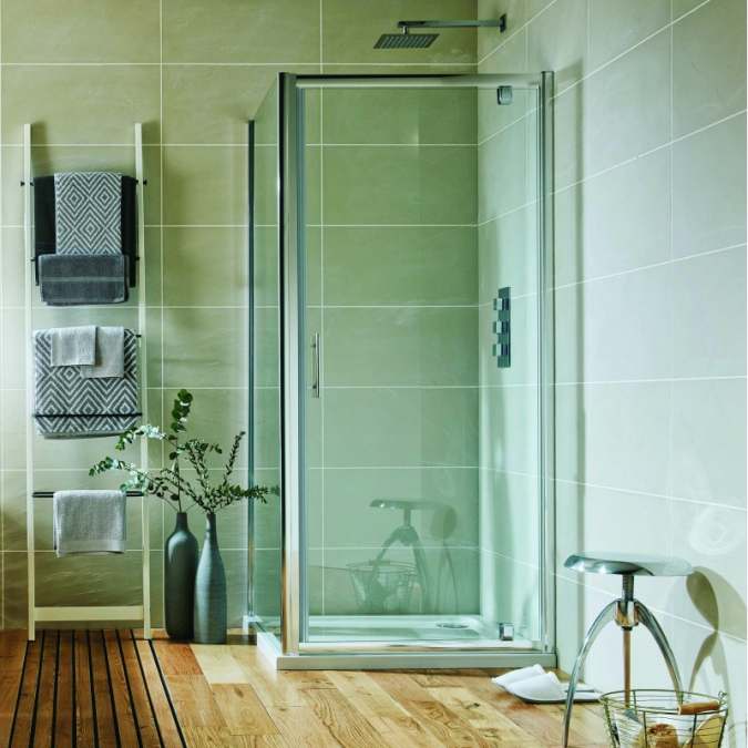 Scudo S6 Pivot Shower Door Enclosure - 700mm