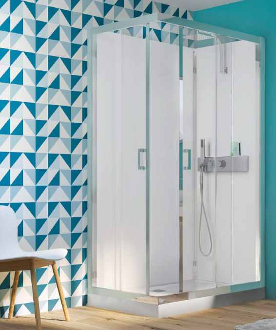 Kinedo Eden 800mm Sliding Door Self Contained Corner Shower Pod