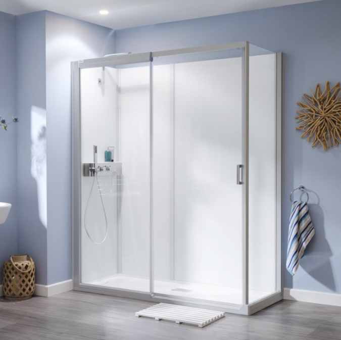 Kinedo Kinemagic Design 1600 x 900mm Corner Sliding Door Shower Pod