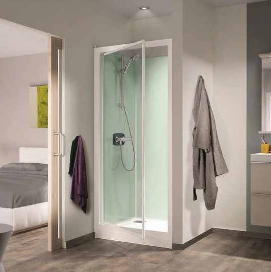 Kinedo Kineprime Glass Recess Pivot Shower Enclosure - 700 x 700mm