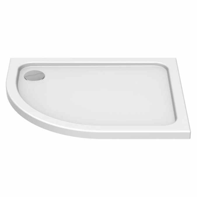 Kudos Kstone 900 x 760mm Right Hand Offset Quadrant Shower Tray