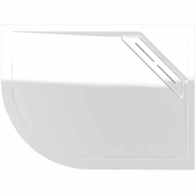 Kudos Connect2 900 x 800mm RH Offset Quadrant Shower Tray