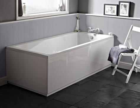 Linton Square 1800 x 800mm Single Ended Bath