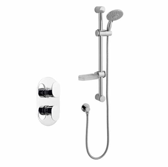 Logik Thermostatic Concealed Shower Valve Inc Riser Rail Kit 