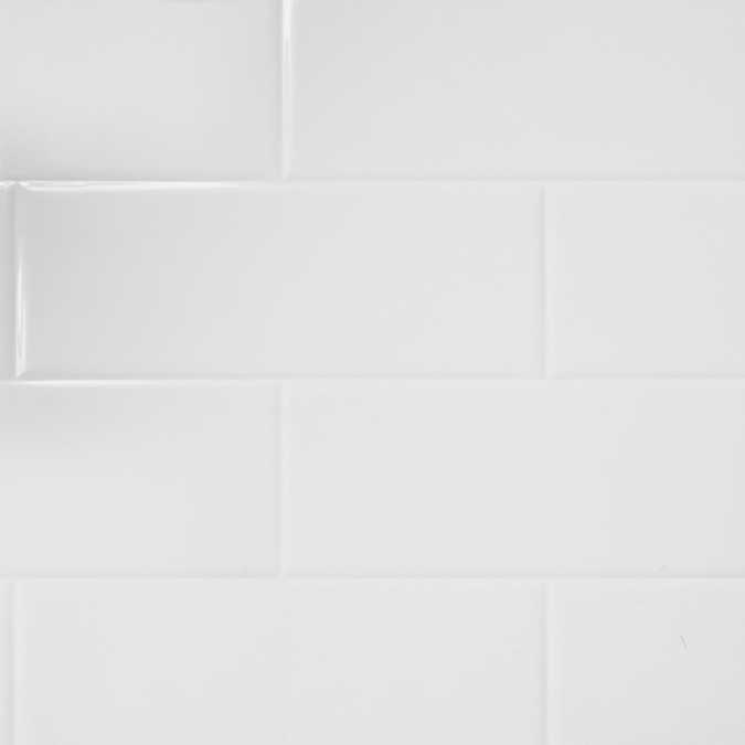 White - Mermaid Composite Tilepanel Shower Board