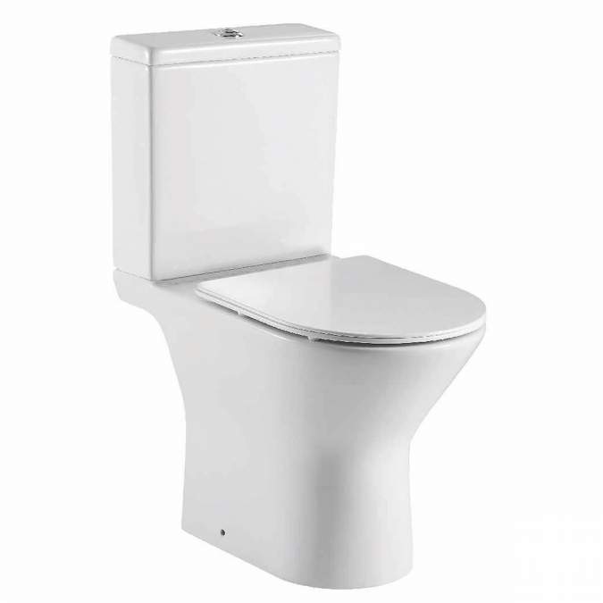 Kate Rimless Open Back Toilet & Softclose Seat - Signature