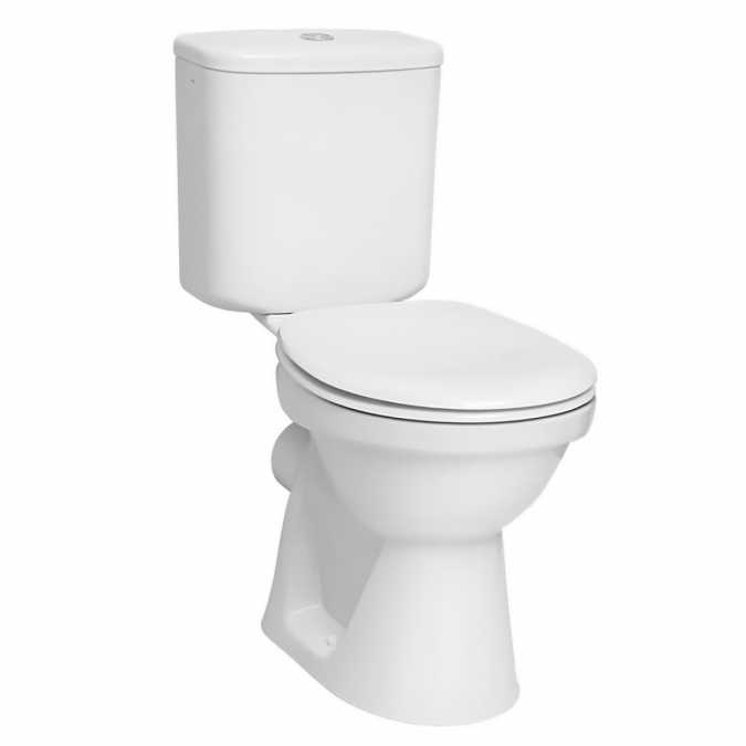 VitrA Milton Close Coupled Toilet Inc Cistern & Seat - 5111WH