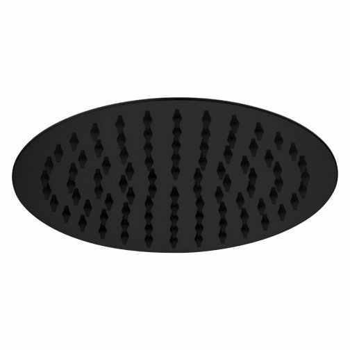 Niagara Equate Slimline Round Matt Black Shower Head