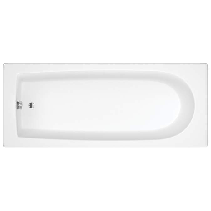 Pomeranian 1700 x 700mm 2TH "D" Single Ended Bath & Legs