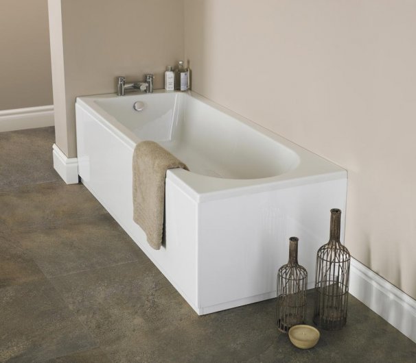 Barmby 1600 x 700mm Single Ended Bath