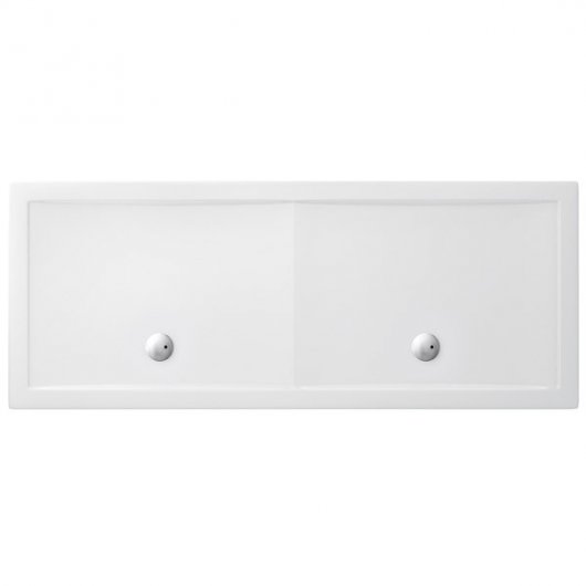 Zamori Rectangle Shower Tray 2000 x 900mm Two Wastes - Z1346