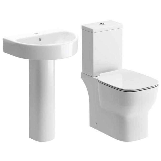 Saxony 4 Piece Toilet & Basin Set