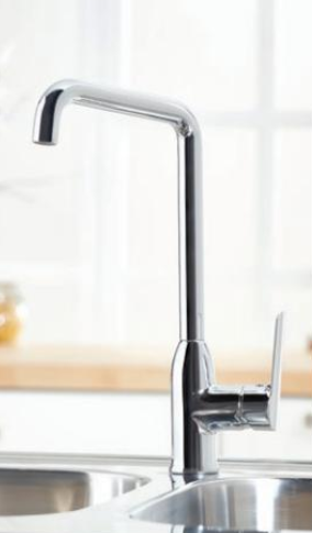 Fresco Monobloc Kitchen Mixer Tap - Chrome - Signature Series