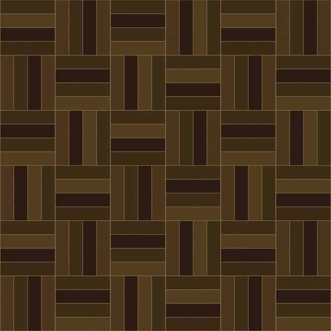 Square Parquet Bronze - Showerwall Acrylic