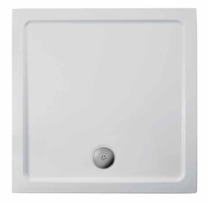 Lakes Low Profile Square Shower Tray - 760 x 760mm