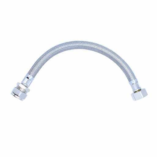 1/2" x 15mm - 300mm - Braided Flexi Hose - Viva Sanitary