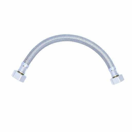 1/2" x 1/2" - 300mm - Braided Flexi Hose  - Viva Sanitary