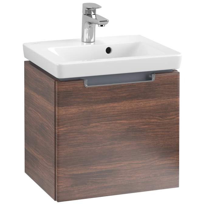 Villeroy & Boch Subway 2.0 440mm Bathroom Vanity Unit 1 Drawer Arizona Oak