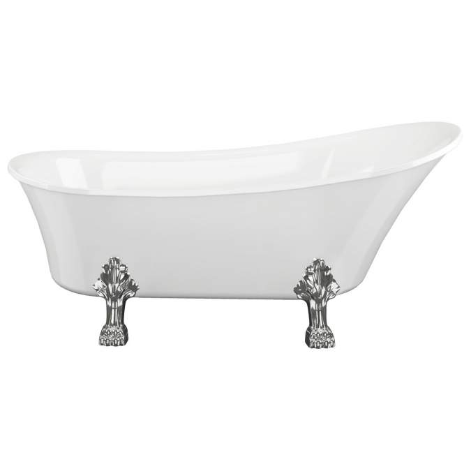 Termond 1620x710x775mm Freestanding Slipper Bath with Lion Feet