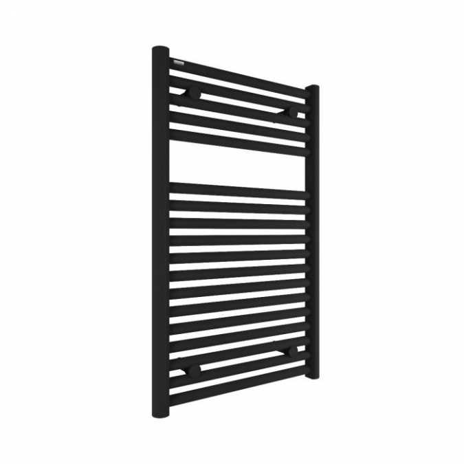 Hugo2 812 x 500mm Electric Towel Radiator - Matt Black - High Heat Output - Tissino