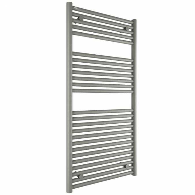 Hugo2 1212 x 600mm Electric Towel Radiator - Lusso Grey - High Heat Output - Tissino