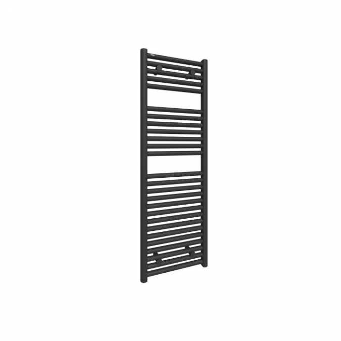 Hugo2 1212 x 400mm Electric Towel Radiator - Anthracite - High Heat Output - Tissino