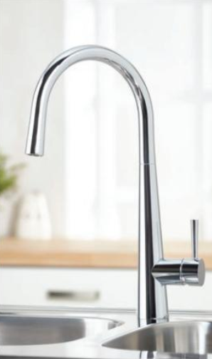 Venice Monobloc Kitchen Mixer Tap - Chrome - Signature Series