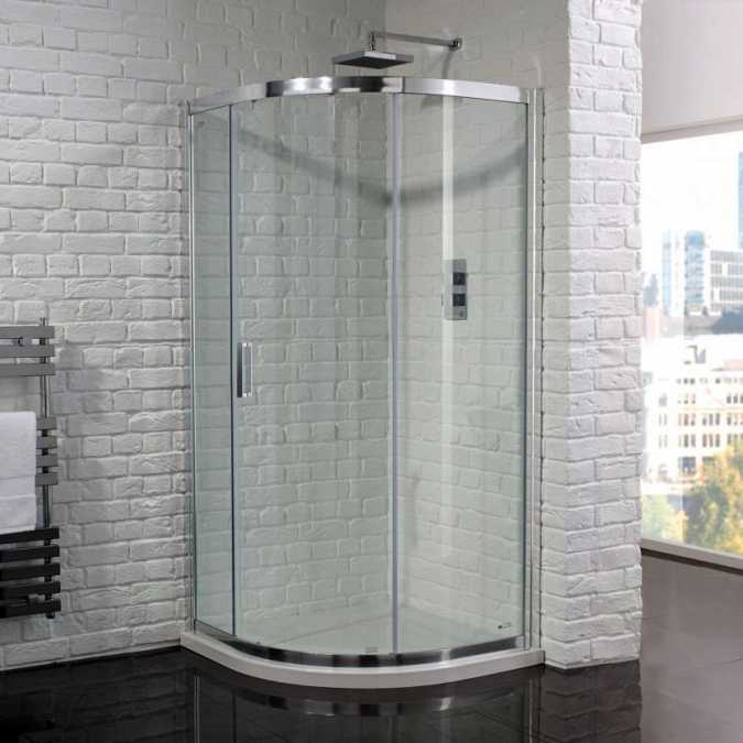 Aquadart Venturi 6 1000 x 800mm Single Door Offset Quadrant Shower Enclosure