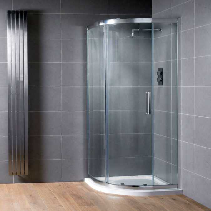 Aquadart Venturi 8 1200 x 800mm Single Door Quadrant Shower Enclosure