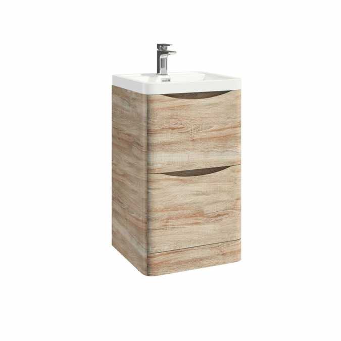 Bella 500 Floor Cabinet in Driftwood - Scudo